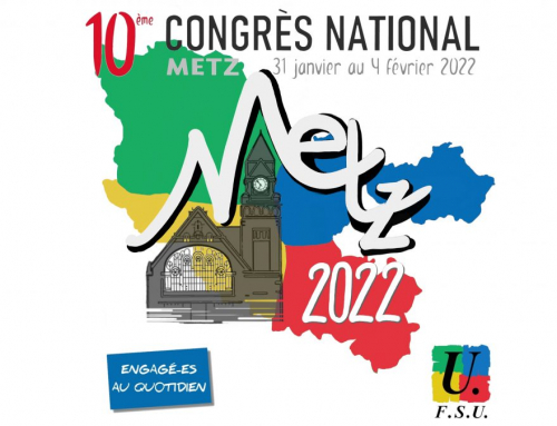 10ème congrès de la FSU à Metz du 31 janvier au 4 février