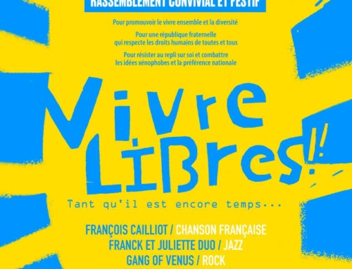 Vivre libres : rassemblement festif mercredi 2 juillet 18h Evreux hôtel de ville