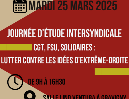 Stage « lutter contre les idées d’extrême droite » mardi 25 mars