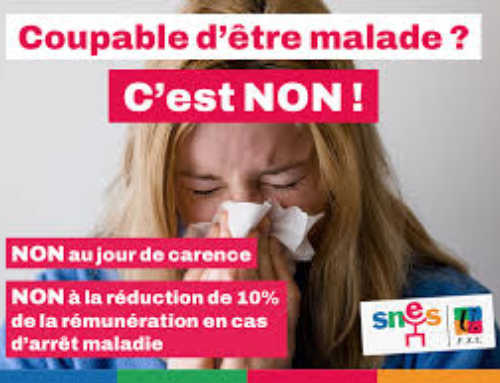Pour le maintien de la rémunération à 100% et l’abrogation du jour de carence : pétition intersyndicale